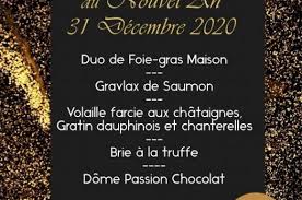Diner gastronomique de la st sylvestre 2020. Menu De La Saint Sylvestre A Emporter A Cugnaux Saveurs Des Grands Enfants