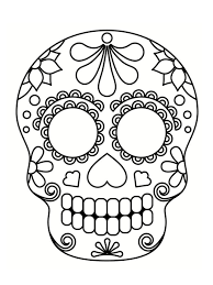 Découvrez une collection unique et originale d'illustrations et dessins de têtes de mort ! Coloriage Tete De Mort Mexicaine 20 Dessins A Imprimer