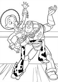 Coloring pages free toy storyoloring pages to print buzz. Jessie And Buzz Are Dancing Together In Toy Story Coloring Page Download Print Online C Toy Story Coloring Pages Cartoon Coloring Pages Coloring Book Pages