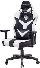 Maybe you would like to learn more about one of these? Amazon Com Musso Gaming Chair With Panther Embroidery Heavy Duty Adjustable Esports Computer Chair Adults Racing Video Game Chair Large Size Pu Leather High Back Executive Office Chair White Everything Else