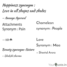 A synonym is a word that has the same meaning as another word. Beauty Synonym Nature Quotes Writings By Sulekha Sharma Yourquote