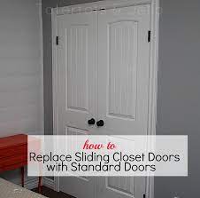 Sep 05, 2018 · sliding closet doors fall off tracks. Make The Most Of Your Closet Replace Sliding Closet Doors With Standard Doors