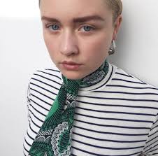 1964 Print Skinny Silk Scarf