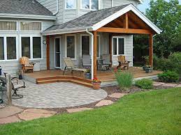 Patios offer a higher degree of customization in comparison to decks, because there concrete and stone offer unmatched durability if properly maintained, but are still susceptible to. Deck Patio Combinations Decktec Outdoor Designs