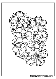 The plant world inspires with bright colors and astonishing. New Beautiful Flower Coloring Pages 100 Unique 2021
