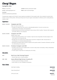 The resume examples were contributed by professional resume writers and cover various industries and career levels. Caregiver Resume Examples Skills Duties Objectives