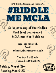 Se prefirir fazer contato por email, envie para pauta@tvliberal.com.br. Mcla Office Of Admission Get Out Of Our Residence Hall Answer Riddles And Enter Your Answers For A Chance To Win A Prize Basket E Mail Michael Obasohan Mcla Edu To Sign Up Riddlememcla Facebook