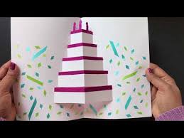 Create a business card that truly represents you. 2 Diy Pop Up Cake Card Easy Birthday Card Youtube Easy Birthday Cards Diy Birthday Card Craft Cool Birthday Cards