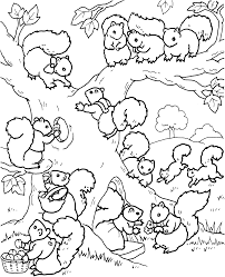 Free Squirrel Coloring Pages Squirrel Coloring Page Coloring Books Coloring Pages