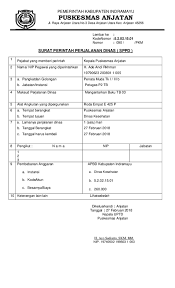 Contoh surat perintah kerja doc. Sppd Contoh Surat Tugas Perjalanan Dinas