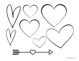 free heart templates pdf in all different sizes
