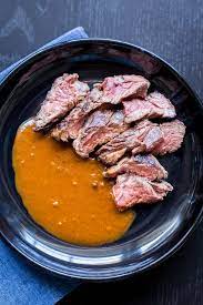 Hanger Steak With Bordelaise Sauce Healthy Meat Recipes Bordelaise Sauce Paleo Beef Recipes