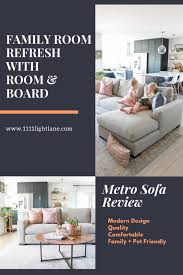 Room board metro sofas with angled chaise couch with. Family Room Refresh With Room Board Metro Sofa Review 1111 Light Lane