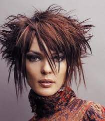 Asymmetrical Spiky Layers Medium Length Hair Styles Funky Hairstyles Medium Hair Styles