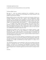 And i am writing in application for a scholarship to assist me throughout my time studying in the environmental and natural resources llm program at the university of denver. Scholarship Application Letter Edit Fill Sign Online Handypdf
