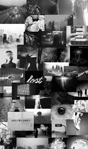 Customize your desktop, mobile phone and tablet with our wide variety of cool and interesting black aesthetic wallpapers in just a few clicks! White Aesthetic Collage Wallpapers Wallpaper Cave