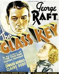 The Glass Key (1935) DVD, The Glass Key 1935 DVD, George Raft, Edward  Arnold, Claire Dodd, Dashiell Hammett, murder, homicide