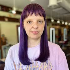 Purple is @magic.cultivator 's natural color 😜 // We just made those brows  disappear and we like it 👽