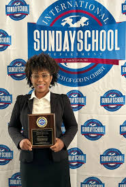 Congratulations to our own President Willie Haynes and Missionary Kenya  Pigg! Missionary Kenya Pigg, the the teacher of the year award here at the  COGIC AIM Convention. Our Youth Department President, Pastor