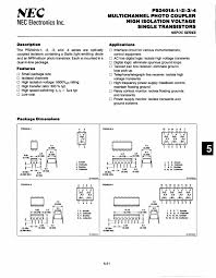 PS2401A-1 Datasheet (PS2401A-1-NEC.pdf) | MULTICHANNEL PHOTO ...