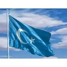 İddiaya göre çin'in, doğu türkistan'daki türklere uyguladığı zulme dikkat çekmek için türk medeniyetini yaşatma kulübü'nün standa astığı doğu türkistan bayrağı, kaseinov'u rahatsız etti. Dogu Turkistan Bayragi Gok Bayrak 100x150 Cm