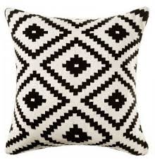 Black And White Geometric Lumbar Pillow Pillow Black And White Pillow Cover Aztec Pillow Cover Varies Size Pillow Cover Trib Black And White Cushions Geometric Throw Pillows Scandinavian Cushions