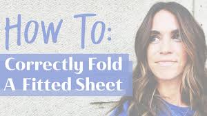 How to CORRECTLY Fold a Fitted Sheet!