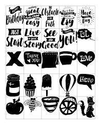 Free Printable Black White Stickers For Your Planner Black And White Stickers Free Printable Planner Stickers Printable Planner Stickers