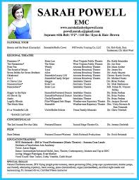 learning to write an audition resume