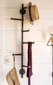Vertical Six Prong Coat Rack Entryway Coat Rack Coat Rack Wall Coat Rack Wall Entryway
