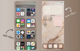 How To Edit Your Iphone Home Screen With Ios14 Update Emily Ringer Homescreen New Iphone Update Messaging App