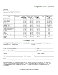 Also, a lease deed needs to be stamped and registered. 44 Simple Equipment Lease Agreement Templates á… Templatelab