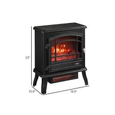 The infrared quartz heat helps to maintain the. Duraflame 1 000 Sq Ft Infrared Quartz Electric Stove In Black Dfi 7122 01 The Home Depot