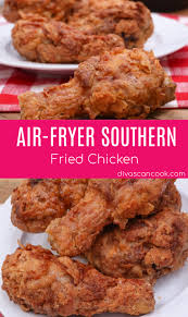 Air Fryer Southern Style Fried Chicken Crunchy Golden Crispy Fried Chicken In 2020 Air Fryer Dinner Recipes Air Frier Recipes Air Fryer Recipes Chicken