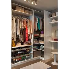 Extension D Angle Blanc Darwin H 235 6 X L 28 8 X P 56 6 Cm Idee Dressing Dressing Blanc Amenagement Dressing