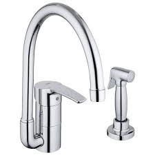 Grohe ladylux kitchen faucet installation подробнее. Single Handle Kitchen Faucet 1 75 Gpm With Swivel Spout And Side Spray