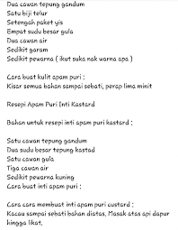 We did not find results for: Saya Suka Masak Apam Puri Inti Kastard Ala Ala Trafic Facebook