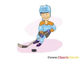 Wir bieten ihnen folgende eishockey camps an: Hockey Spieler Clipart Bild Grafik