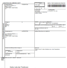 Dokument apply approved permit kereta. Export Accompanying Document Ausfuhrbegleitdokument Com