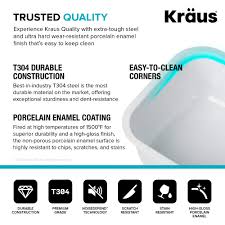 Or any of its affiliates, subsidiaries or related entities (ups). Kraus Keu 14white Pintura 16 Gauge Undermount Single Bowl Enameled Stainless Steel Kitchen Sink 31 1 2 Inch White Amazon Com Au Home Improvement