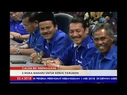 Tanggal 9 mei 2018, rakyat malaysia yang layak akan mengundi di pilihanraya umum ke 14. Calon Bn Terengganu 3 Muka Baharu Untuk Kerusi Parlimen 22 April 2018 Youtube