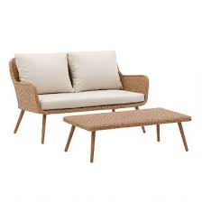 Please note, this is an item that may be especially difficult to move and/or transport. Oatmeal All Weather Wicker Simona Outdoor Seating Collection World Market