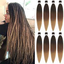 Amazon Com Pre Stretched Braiding Hair Ombre Long Braid 30 Inch 8 Packs Expression Braid Braided Hairstyles Braid In Hair Extensions Expression Braiding Hair