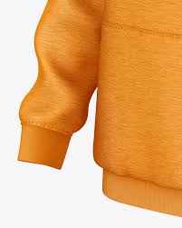 Download Melange Hoodie Mockup Front Half Side View In Apparel Mockups On Yellow Images Object Mockups