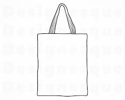 Tote Bag Outline 2 Svg Tote Bag Svg Tote Bag Clipart Tote Etsy Tote Bag Bags Clip Art