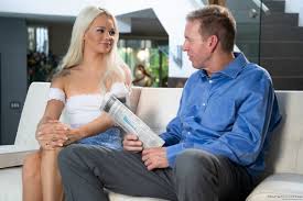 Cute Elsa Jean seducing and fucking her stepfather 15 photos