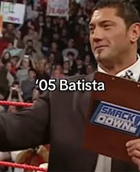 1 of my all-time favourites man🫡🔥🐐 #wwe #wrestling #wrestlingtiktok  #wwetiktok #fyp #foryoupage #foryour #batista #davebautista #edit #nostalgia