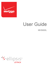 I did some research on the different offerings and settled on the verizon jetpack 4g mifi 4510l. Verizon Ellipsis Jetpack Mhs800l User Manual Pdf Download Manualslib