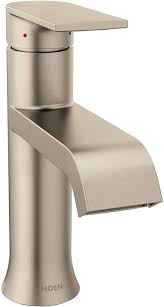 Best bathroom faucets comparison chart. Moen 6702bn Genta One Handle Single Hole Modern Bathroom Sink Faucet With Optional Deckplate Brushed Nickel Amazon Com