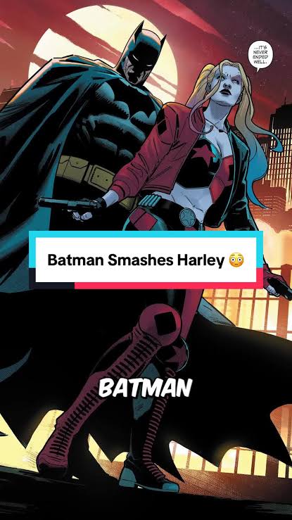 Batman Smashes Harley 😳 #batman #justiceleague #harleyquinn | TikTok